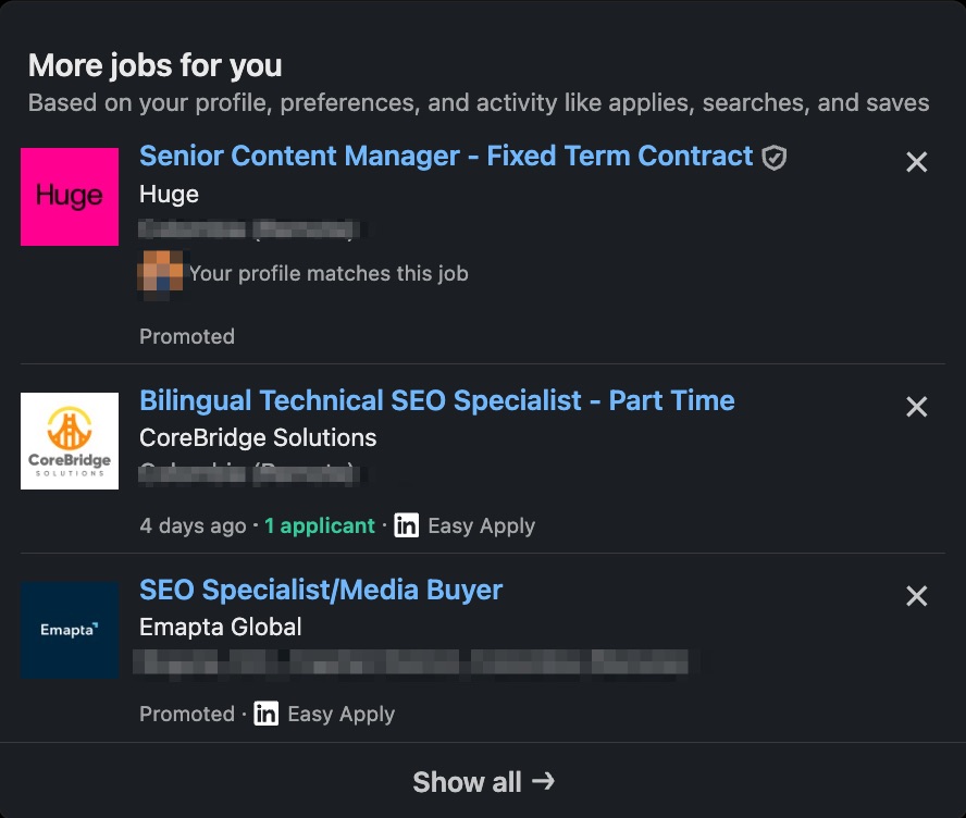 Job Search on LinkedIn