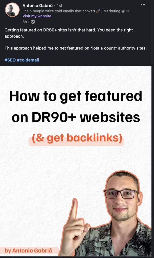 Sharing your expertise through LinkedIn content increases your chances of becoming a Top Applicant for relevant roles.